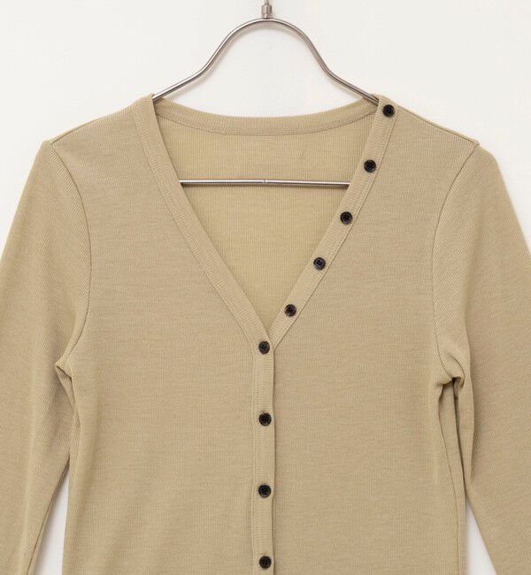 MAQWEL「【MAQWEL/マクウェル】ウォッシャブルリブカーディガン」|カーディガン|