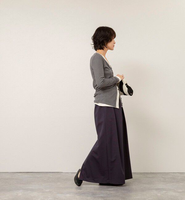 MAQWEL「【MAQWEL/マクウェル】ウォッシャブルリブカーディガン」|カーディガン|