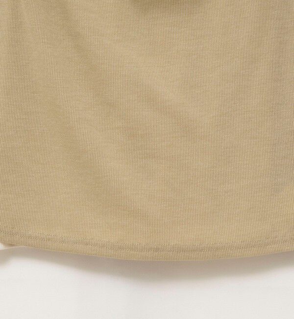 MAQWEL「【MAQWEL/マクウェル】ウォッシャブルレイヤードドレープロンＴ」|Tシャツ・カットソー|