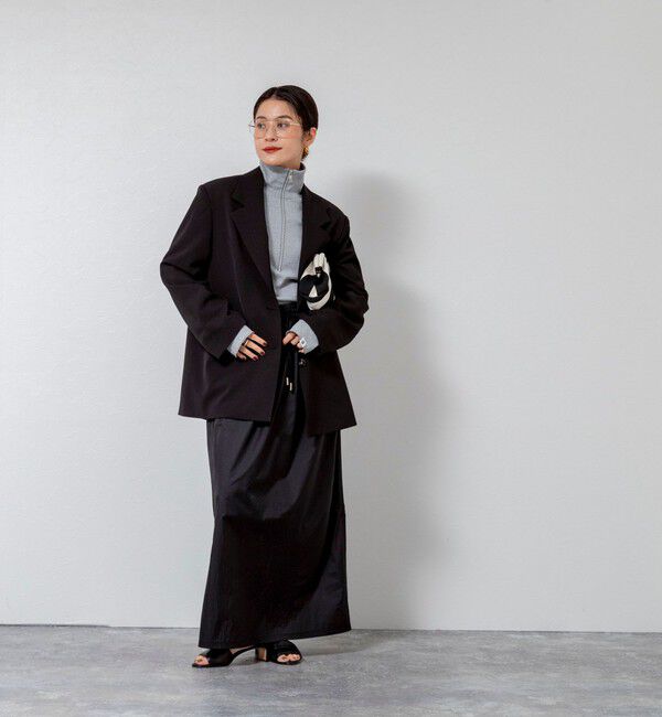 MAQWEL「【MAQWEL/マクウェル】COTTON RIBハーフジッププルオーバー」|Tシャツ・カットソー|