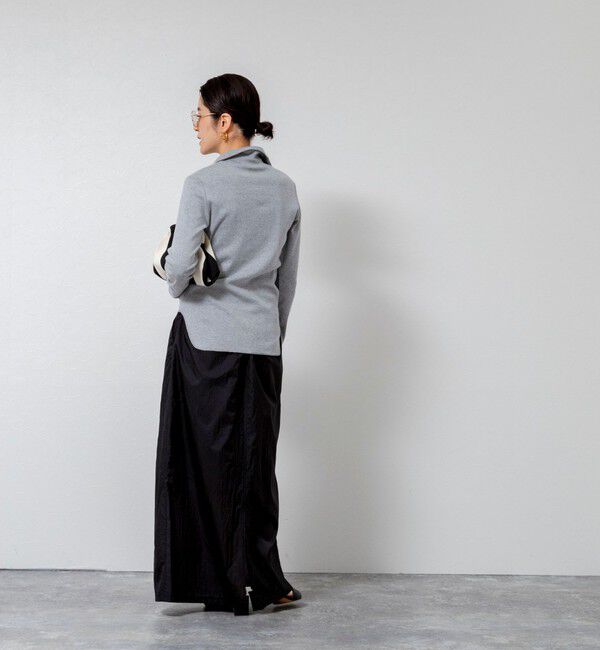 MAQWEL「【MAQWEL/マクウェル】COTTON RIBハーフジッププルオーバー」|Tシャツ・カットソー|