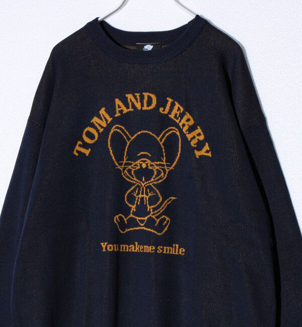 GLOSTER「【MICKEY&JERRY】UNISEX ジャガードニット」|ニット・セーター|ブルー系その他2