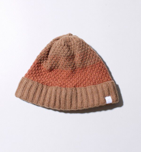 GLOSTER「【halo Commodity/ハロ コモディティー】Nest Watch」|ニット帽|キャメル