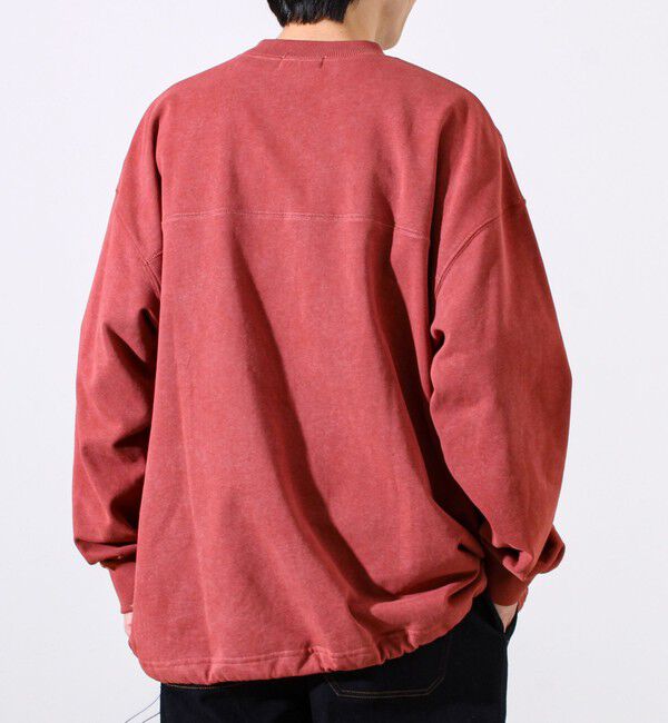 GLOSTER「ダブルステッチパウダースノー裏毛プルオーバー」|スウェット・ジャージ|