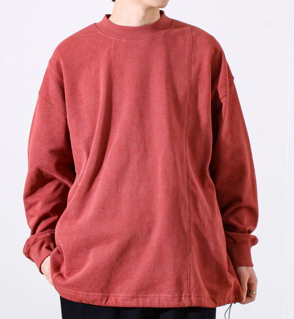 GLOSTER「ダブルステッチパウダースノー裏毛プルオーバー」|スウェット・ジャージ|