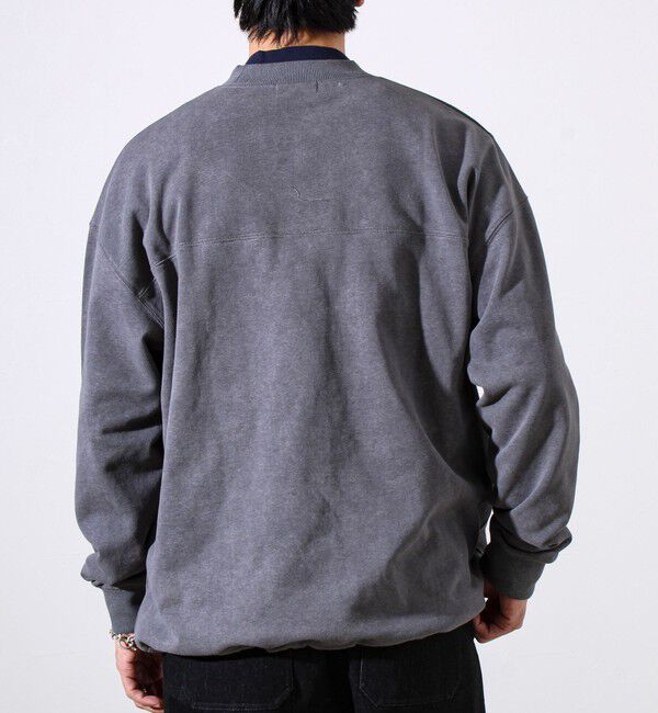 GLOSTER「ダブルステッチパウダースノー裏毛プルオーバー」|スウェット・ジャージ|