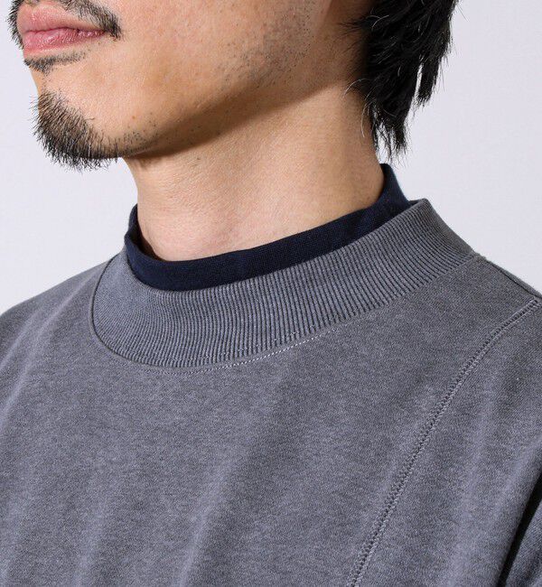 GLOSTER「ダブルステッチパウダースノー裏毛プルオーバー」|スウェット・ジャージ|