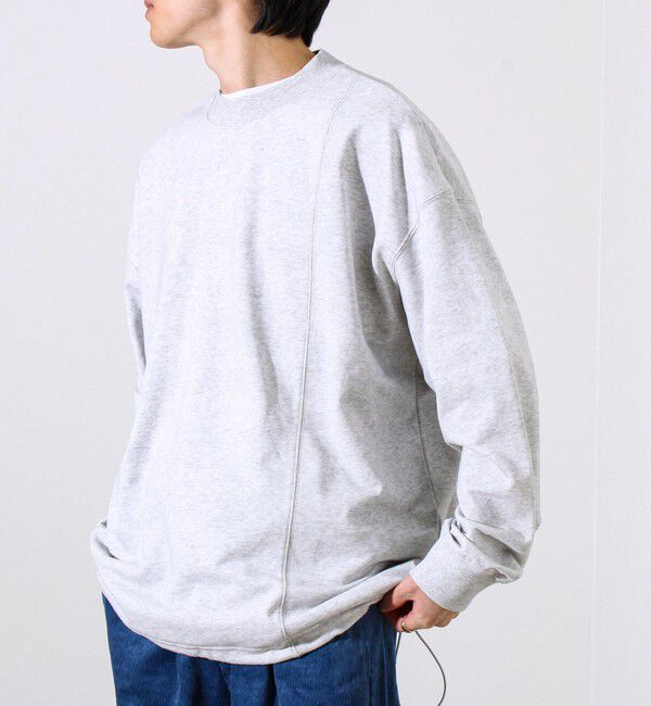 GLOSTER「ダブルステッチパウダースノー裏毛プルオーバー」|スウェット・ジャージ|