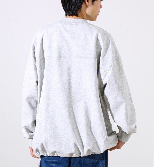 GLOSTER「ダブルステッチパウダースノー裏毛プルオーバー」|スウェット・ジャージ|