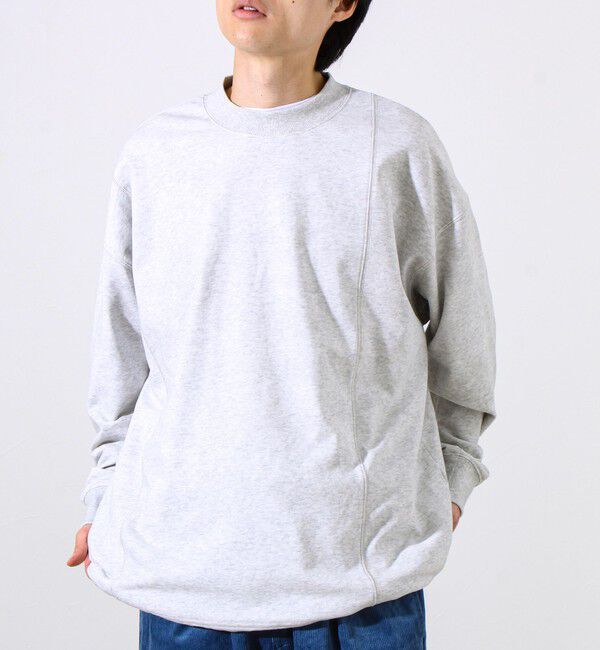 GLOSTER「ダブルステッチパウダースノー裏毛プルオーバー」|スウェット・ジャージ|