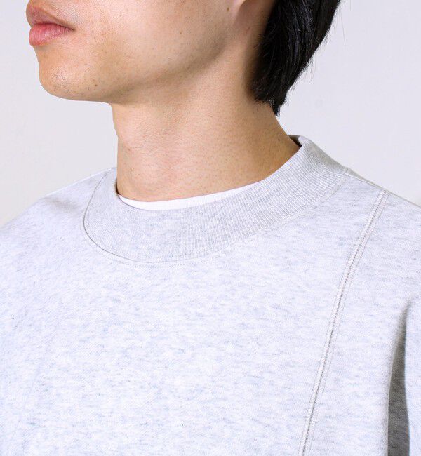 GLOSTER「ダブルステッチパウダースノー裏毛プルオーバー」|スウェット・ジャージ|