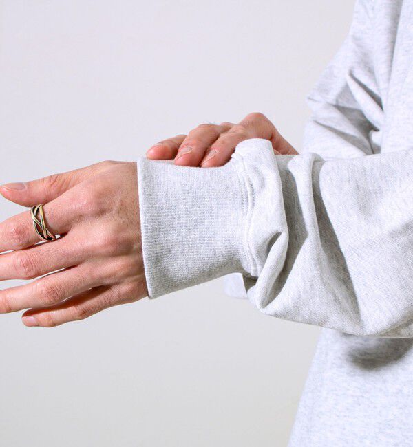 GLOSTER「ダブルステッチパウダースノー裏毛プルオーバー」|スウェット・ジャージ|