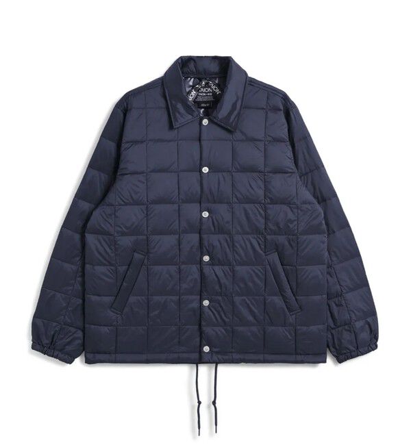 GLOSTER「【TAION/タイオン】ベーシック ダウンコーチジャケット」|ダウン|ダークネイビー