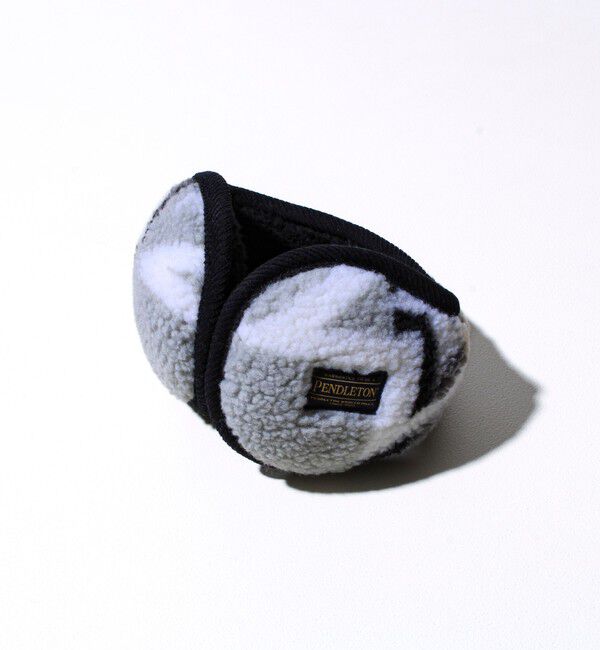 GLOSTER「【PENDLETON/ペンドルトン】BOA EAR MUFF ボアイヤーマフラー」|イヤーマフ|グレー