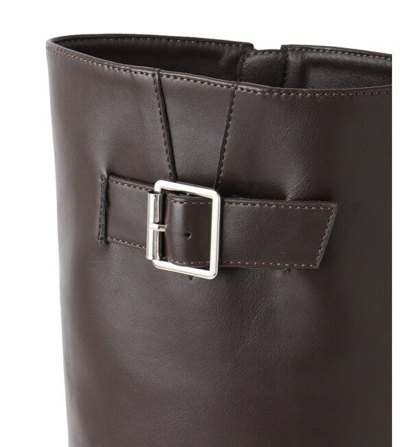 VIS「サイドバックルタンクソールロングブーツ」|ロングブーツ|