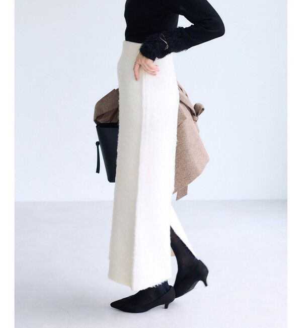 VIS「チェックアソートシャギーニットスカート/セットアップ対応」|スカート|