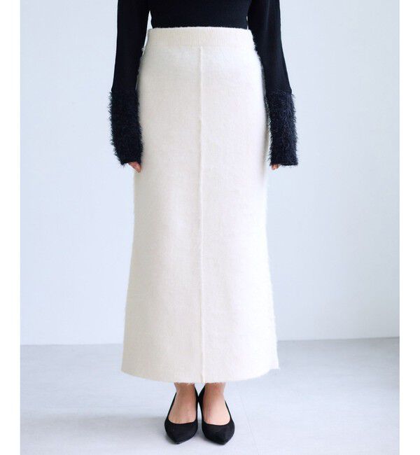 VIS「チェックアソートシャギーニットスカート/セットアップ対応」|スカート|