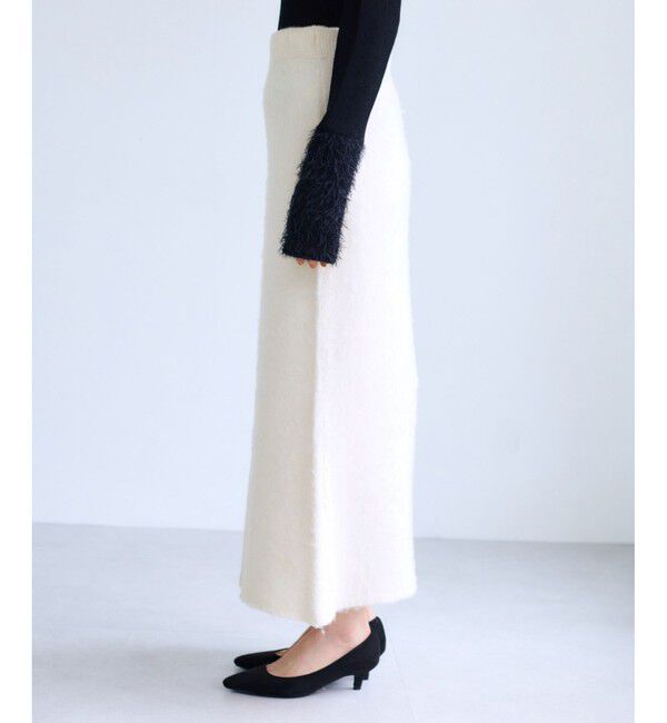 VIS「チェックアソートシャギーニットスカート/セットアップ対応」|スカート|