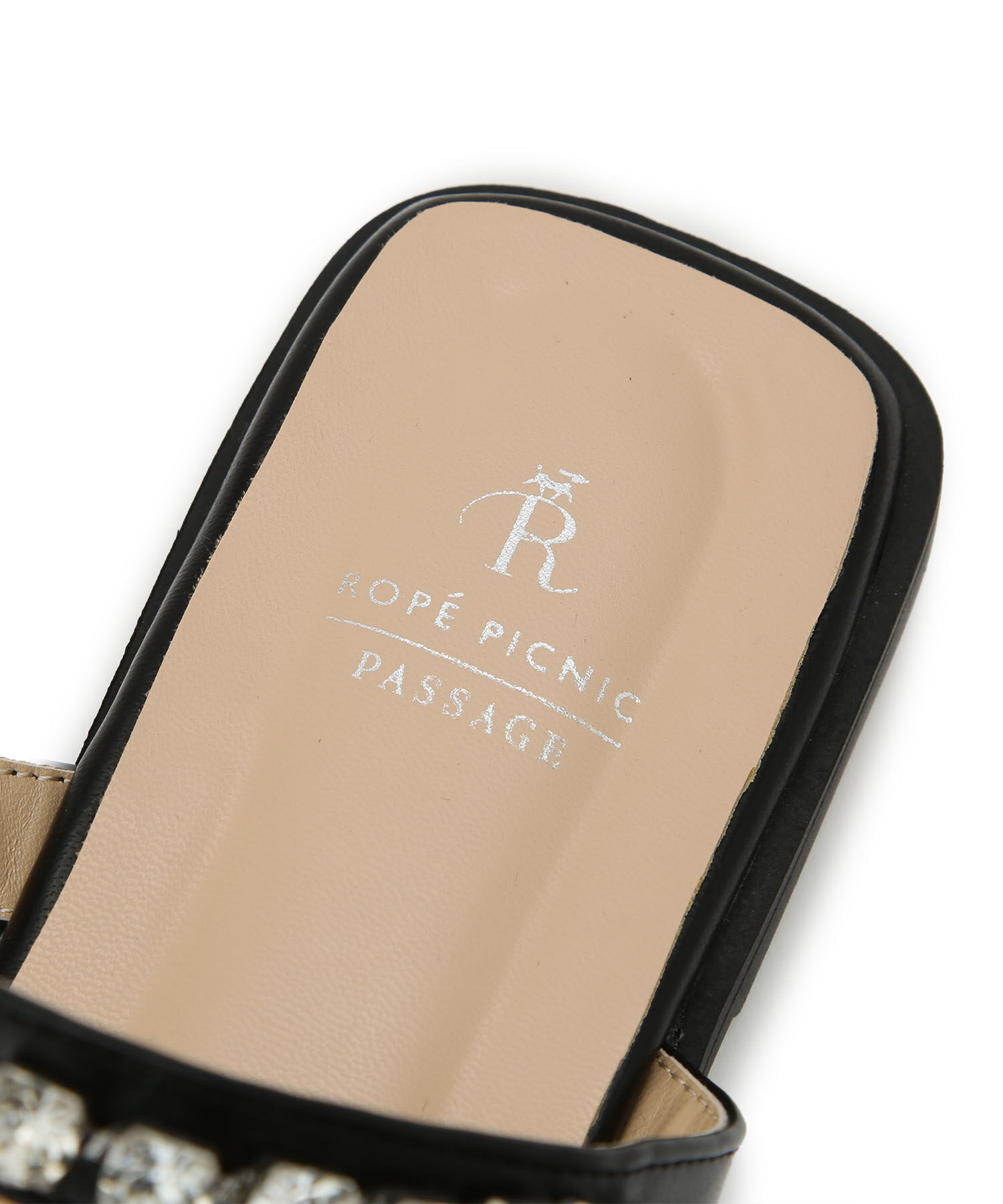 ROPE PICNIC PASSAGE「ビジュー・パールバンドフラットサンダル」|サンダル|