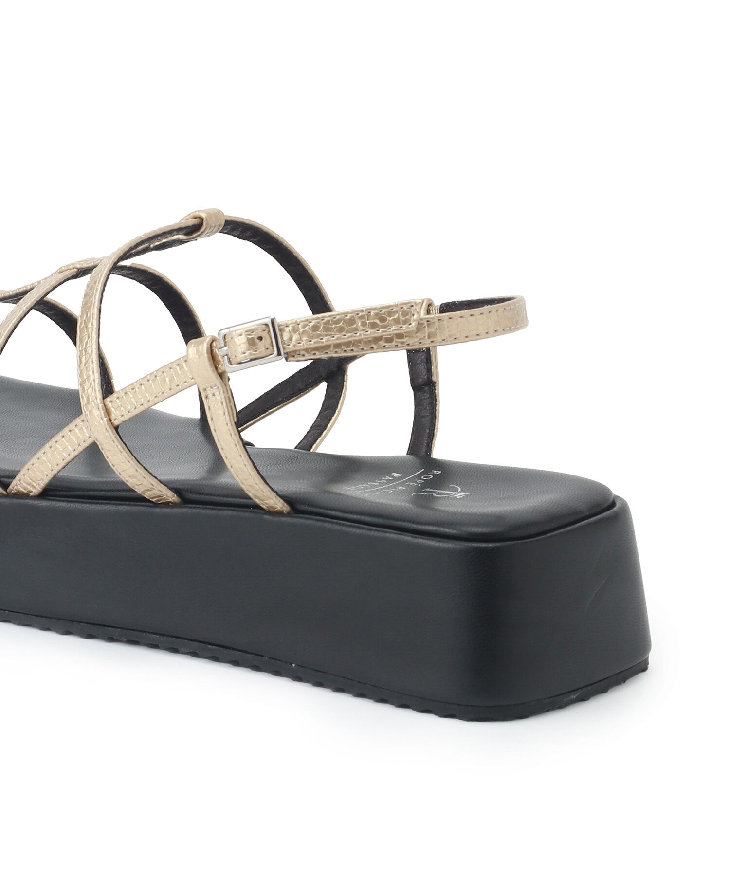 ROPE PICNIC PASSAGE「スキニーストラッププラットフォームサンダル」|サンダル|