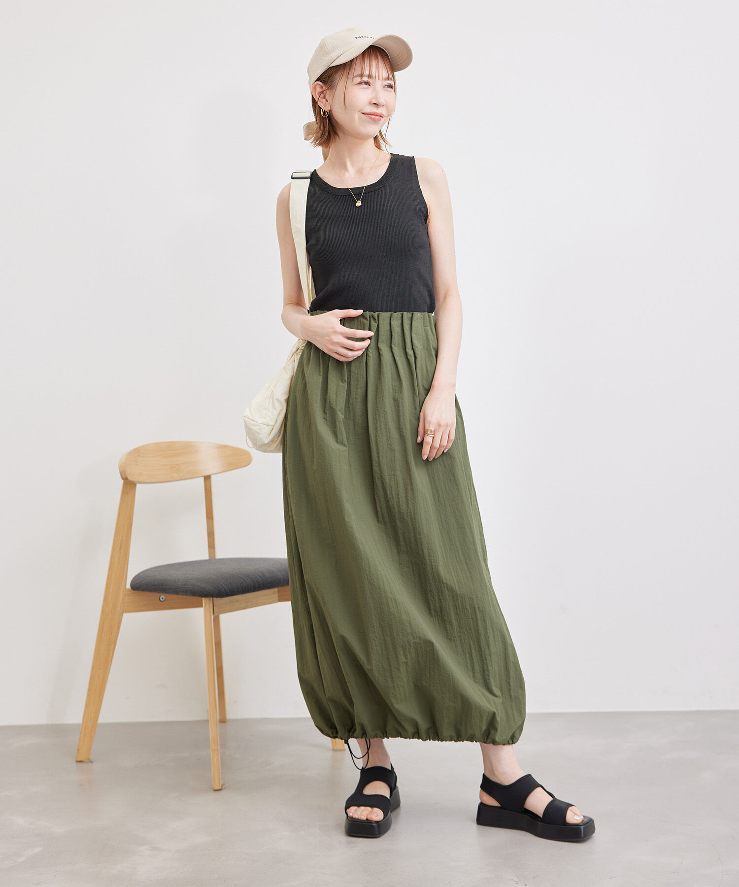 Rope&rsquo;Picnic「メタルライクヤーンニットインナー」|タンクトップ|