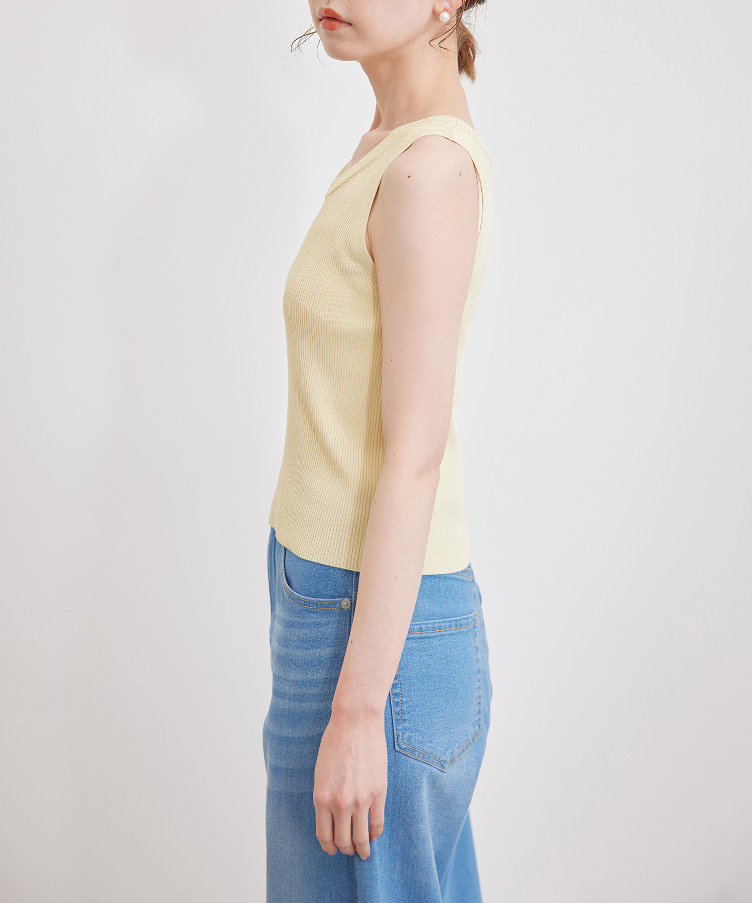 Rope&rsquo;Picnic「メタルライクヤーンニットインナー」|タンクトップ|