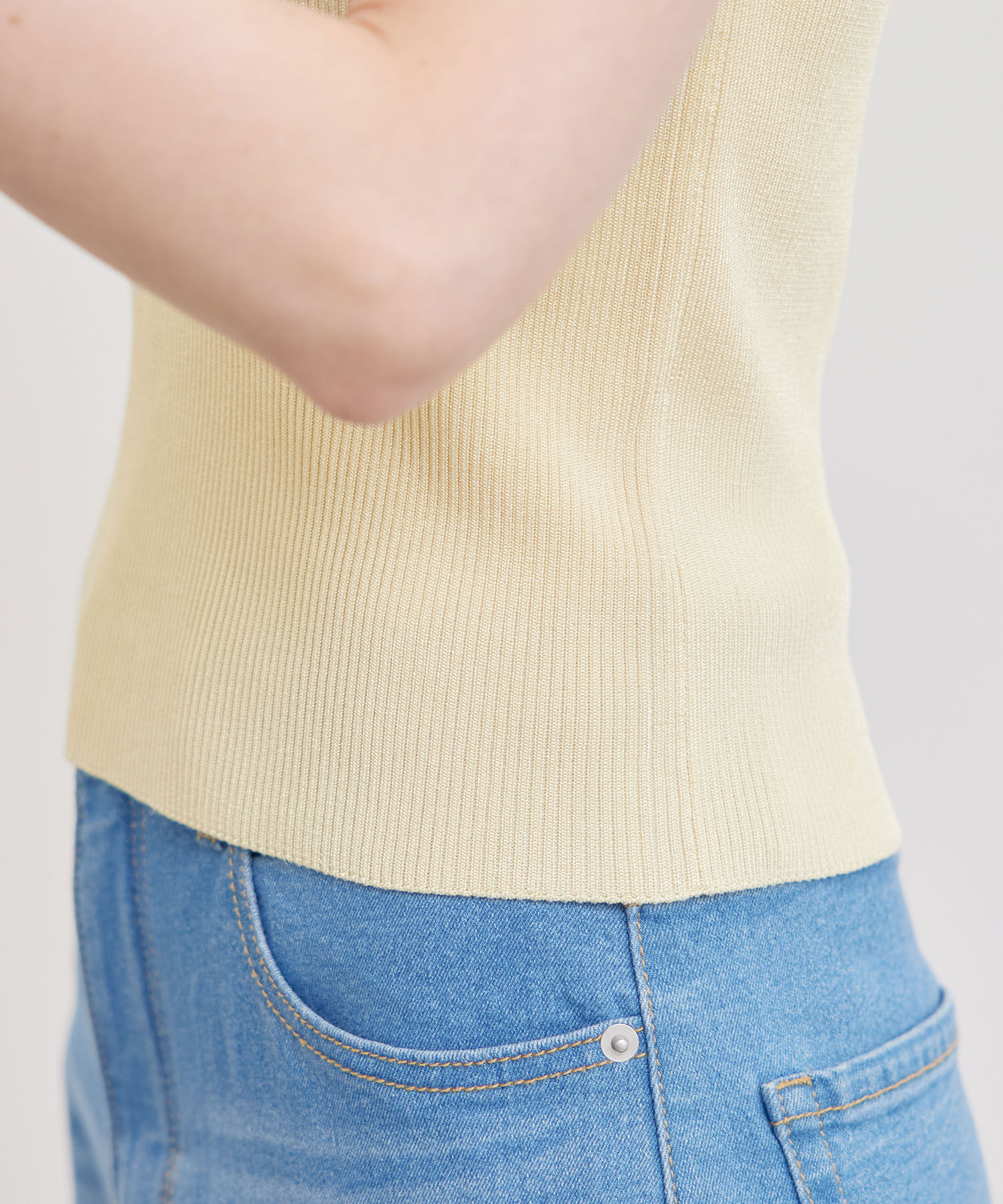 Rope&rsquo;Picnic「メタルライクヤーンニットインナー」|タンクトップ|