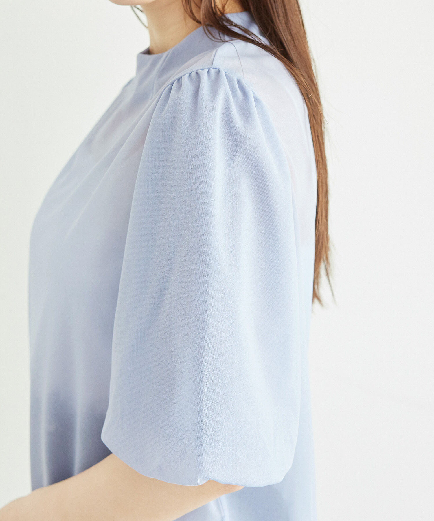 Rope&rsquo;Picnic「袖ボリュームブライトシアーブラウス」|シャツ・ブラウス|