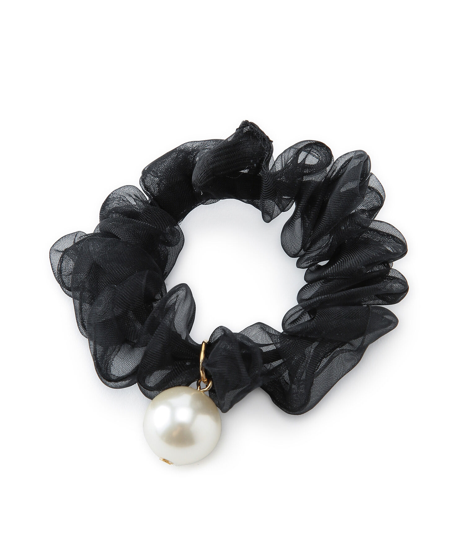 ROPE PICNIC PASSAGE「パールポイントオーガンジーミニシュシュ」|ヘアゴム・シュシュ|