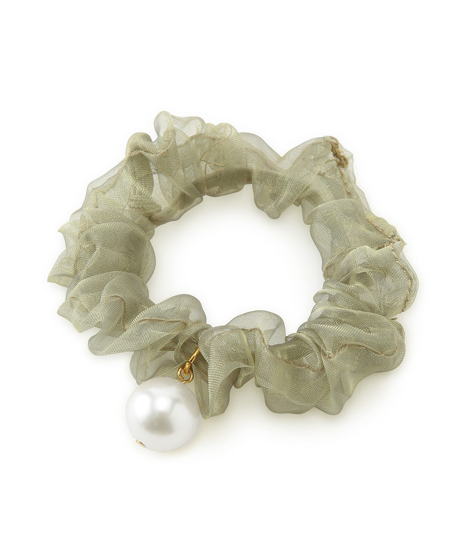 ROPE PICNIC PASSAGE「パールポイントオーガンジーミニシュシュ」|ヘアゴム・シュシュ|