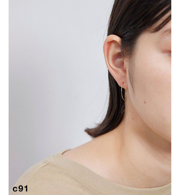 ROPE PICNIC PASSAGE「スィンフープピアス」|ピアス|