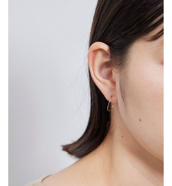 ROPE PICNIC PASSAGE「スィンフープピアス」|ピアス|ゴールド系(91)