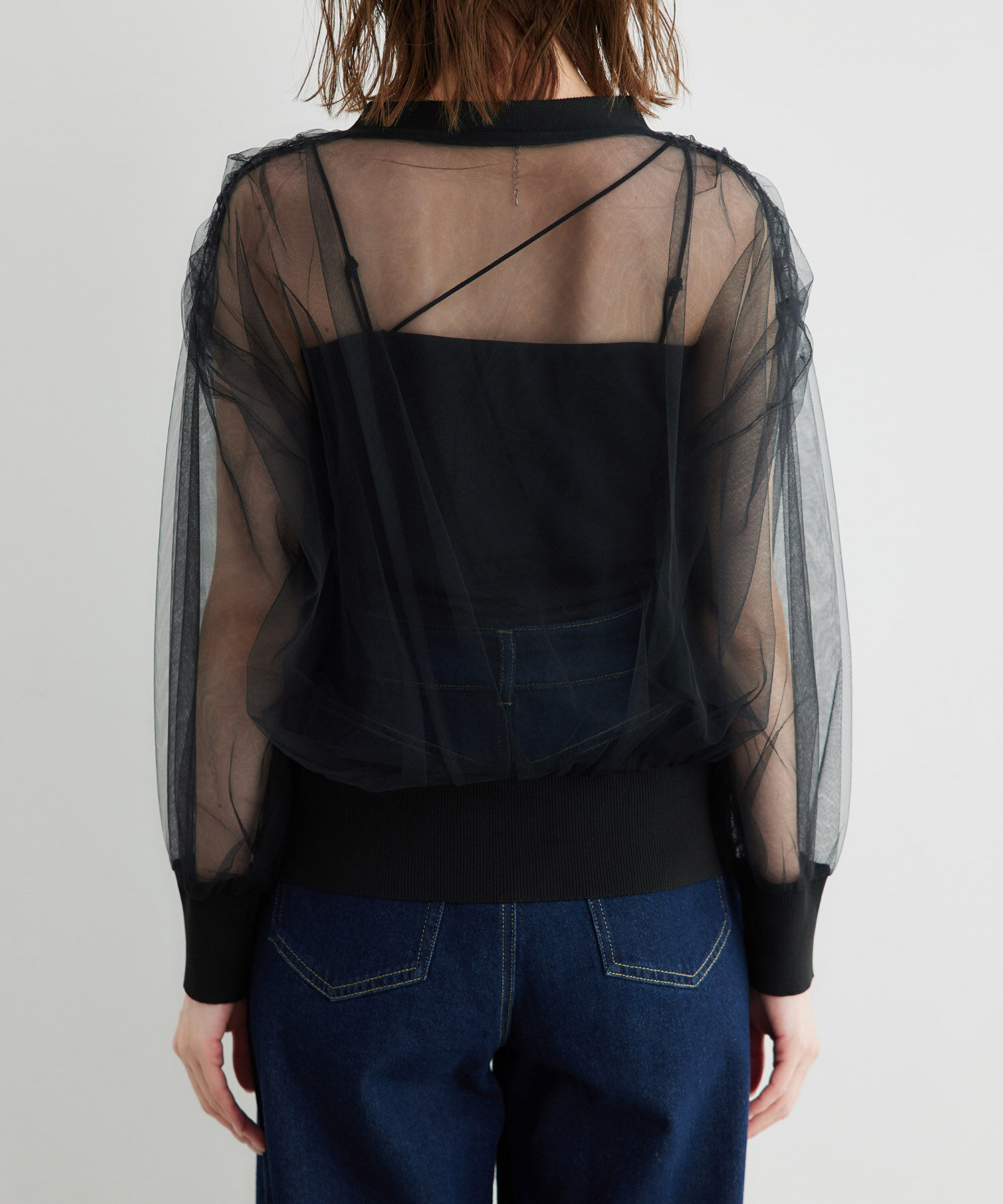 Rope&rsquo;Picnic「シアーチュールカーディガン」|カーディガン|