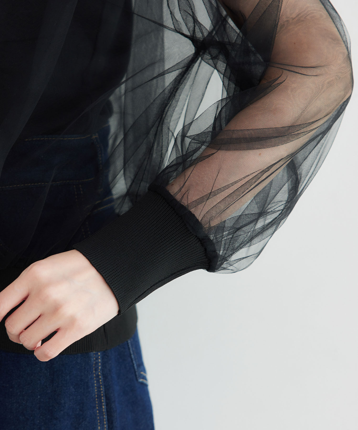 Rope&rsquo;Picnic「シアーチュールカーディガン」|カーディガン|