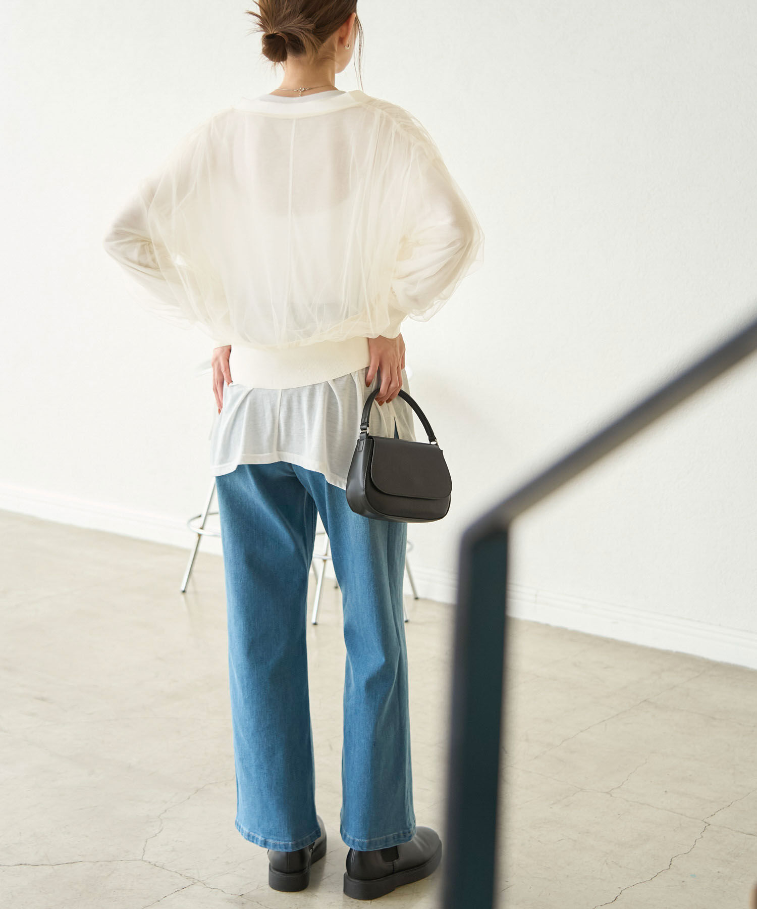 Rope&rsquo;Picnic「シアーチュールカーディガン」|カーディガン|