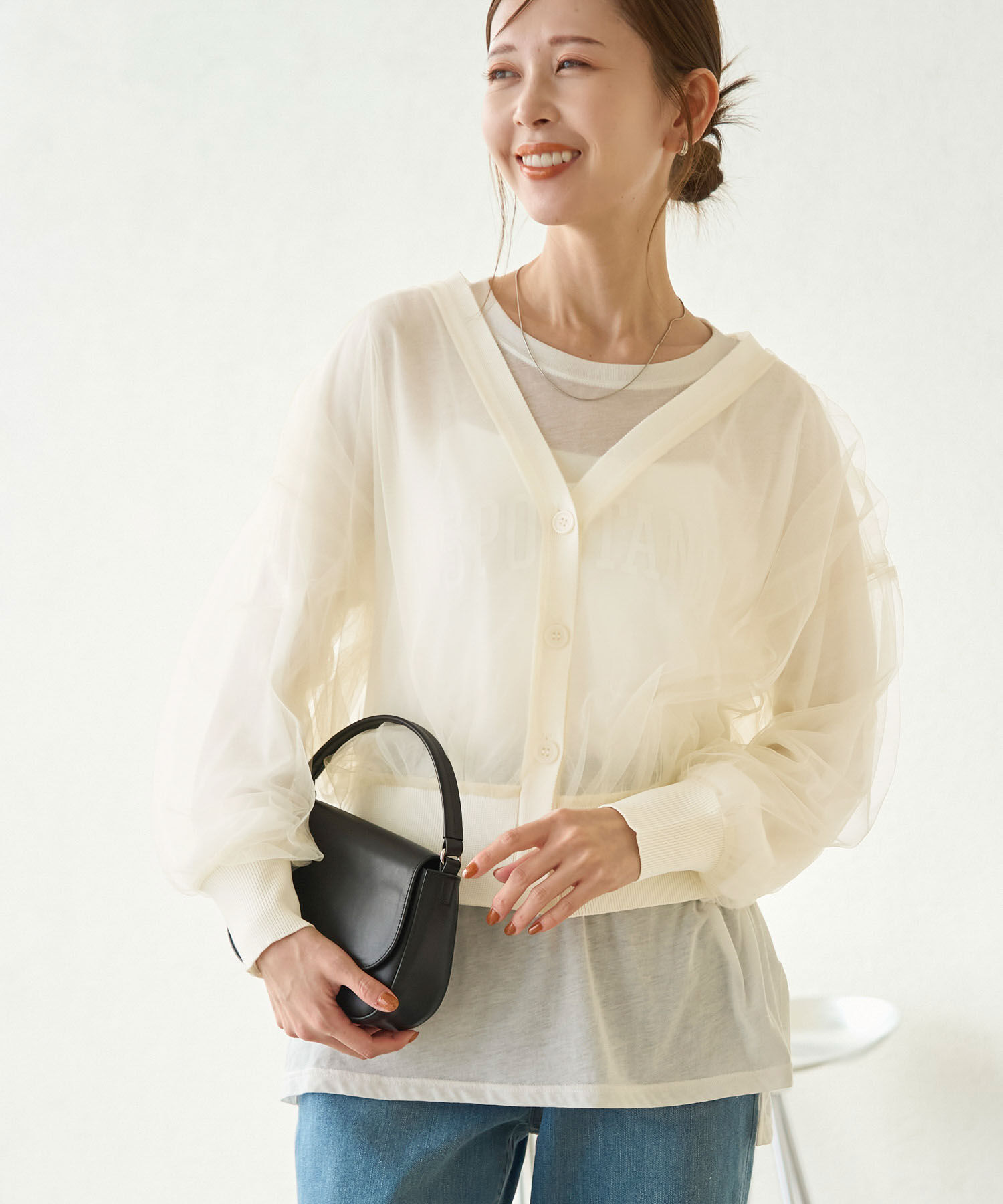 Rope&rsquo;Picnic「シアーチュールカーディガン」|カーディガン|キナリ(16)