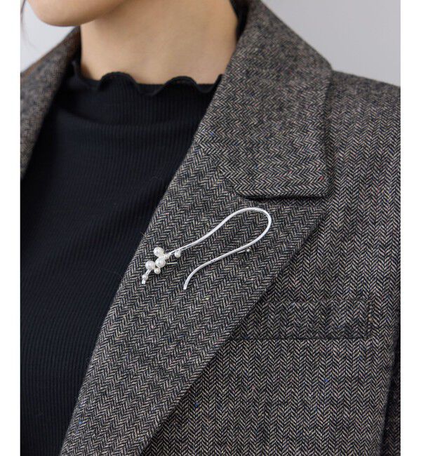 ROPE PICNIC PASSAGE「スリムメタルデザインブローチ」|ブローチ・コサージュ|