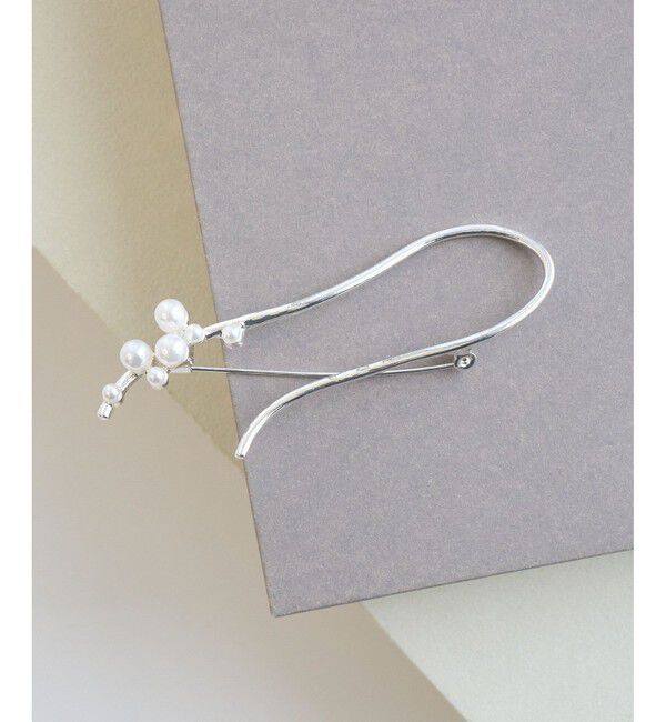 ROPE PICNIC PASSAGE「スリムメタルデザインブローチ」|ブローチ・コサージュ|シルバー