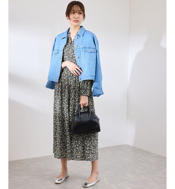 Rope&rsquo;Picnic「小花柄スキッパーロングワンピース」|ワンピース|