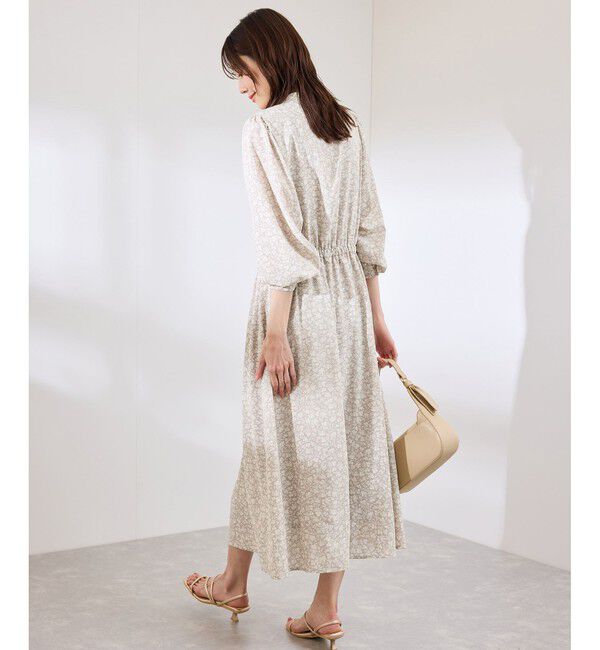 Rope&rsquo;Picnic「小花柄スキッパーロングワンピース」|ワンピース|