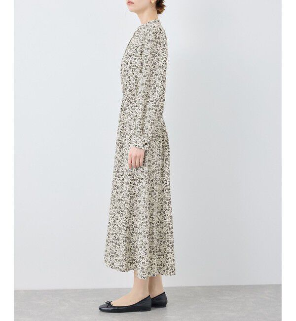 Rope&rsquo;Picnic「小花柄スキッパーロングワンピース」|ワンピース|