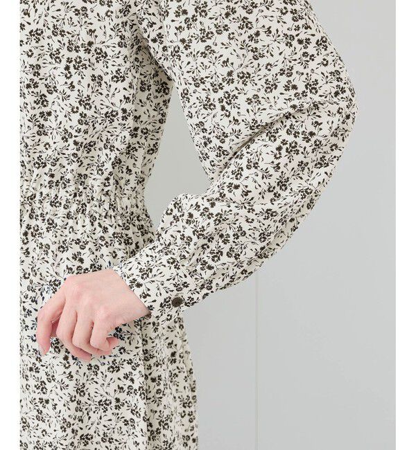 Rope&rsquo;Picnic「小花柄スキッパーロングワンピース」|ワンピース|