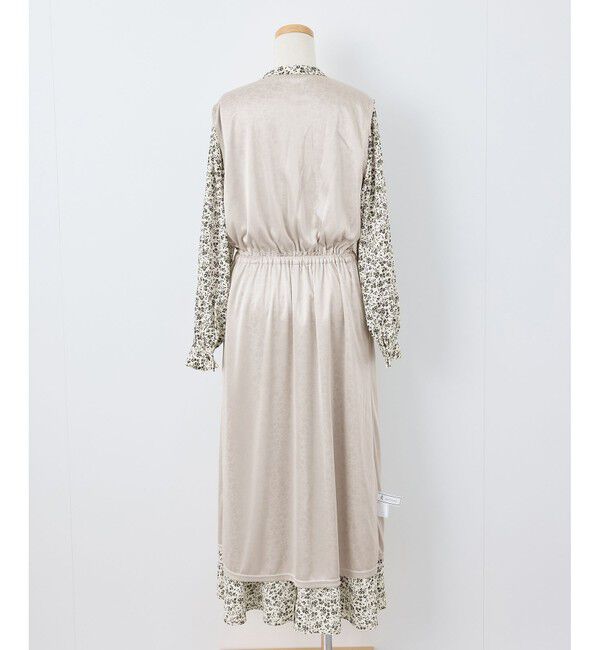 Rope&rsquo;Picnic「小花柄スキッパーロングワンピース」|ワンピース|