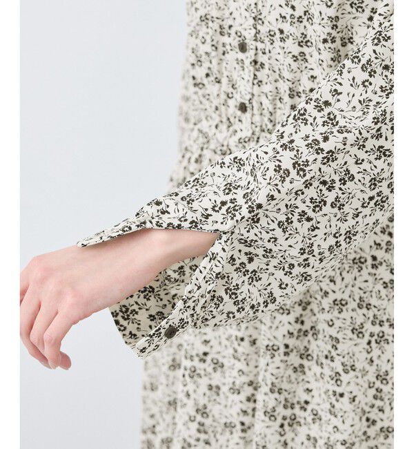 Rope&rsquo;Picnic「小花柄スキッパーロングワンピース」|ワンピース|