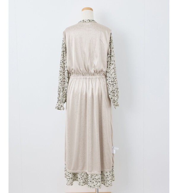 Rope&rsquo;Picnic「小花柄スキッパーロングワンピース」|ワンピース|