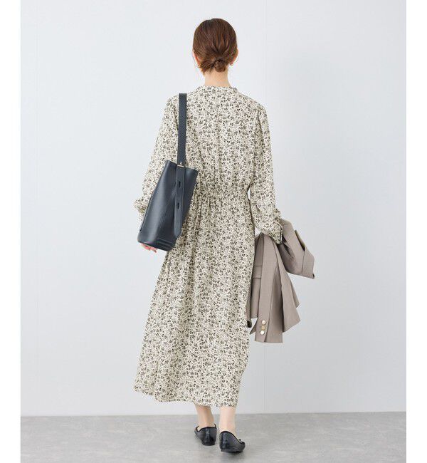 Rope&rsquo;Picnic「小花柄スキッパーロングワンピース」|ワンピース|