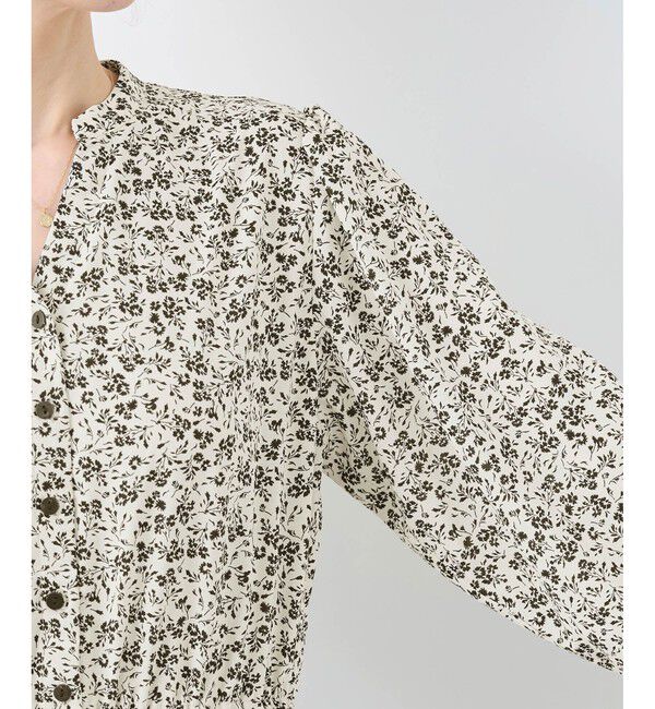 Rope&rsquo;Picnic「小花柄スキッパーロングワンピース」|ワンピース|