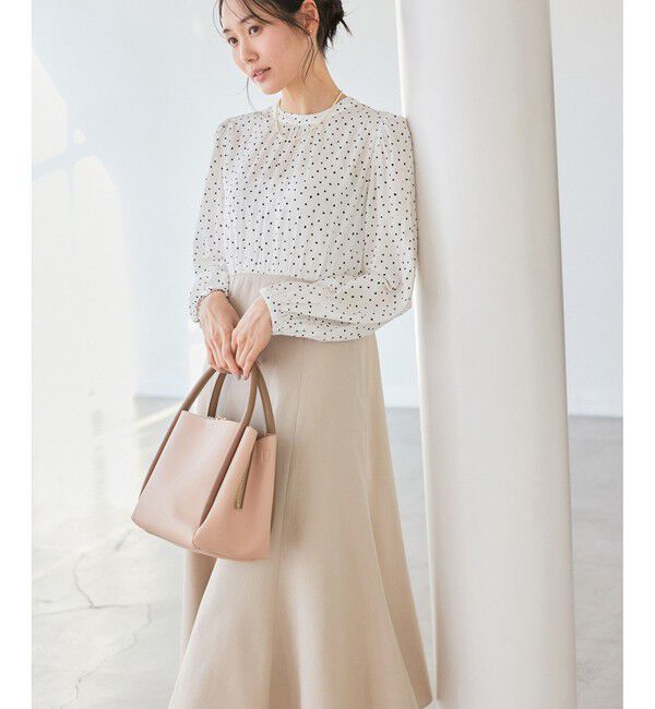 Rope&rsquo;Picnic「ドット柄ドッキングワンピース」|ワンピース|