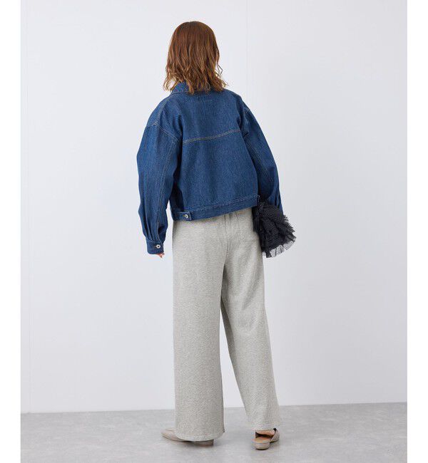 Rope&rsquo;Picnic「ロゴ刺繍入りワイドスウェットパンツ」|チノ|