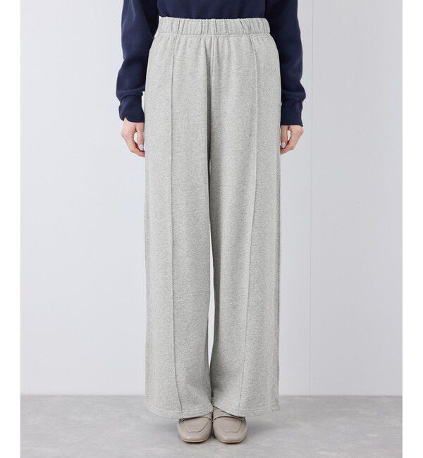 Rope&rsquo;Picnic「ロゴ刺繍入りワイドスウェットパンツ」|チノ|